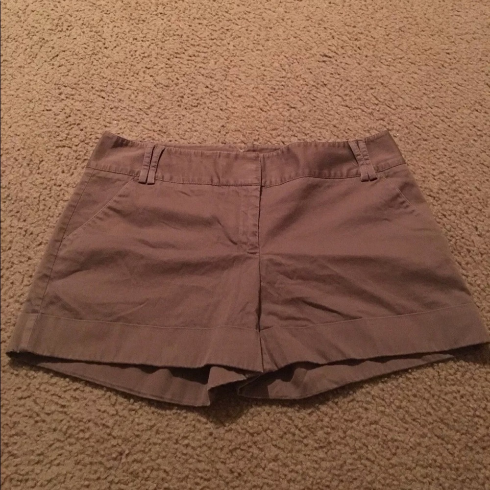 Brown shorts stretchy express size 12